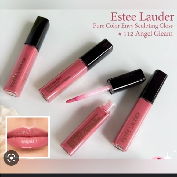 SALE…..2FOR 10$ NEW MINI ESTÉE LAUDER PURE COLOUR ENVY LIP SHINE IN ANGEL GLEAM… - Picture 2 of 6